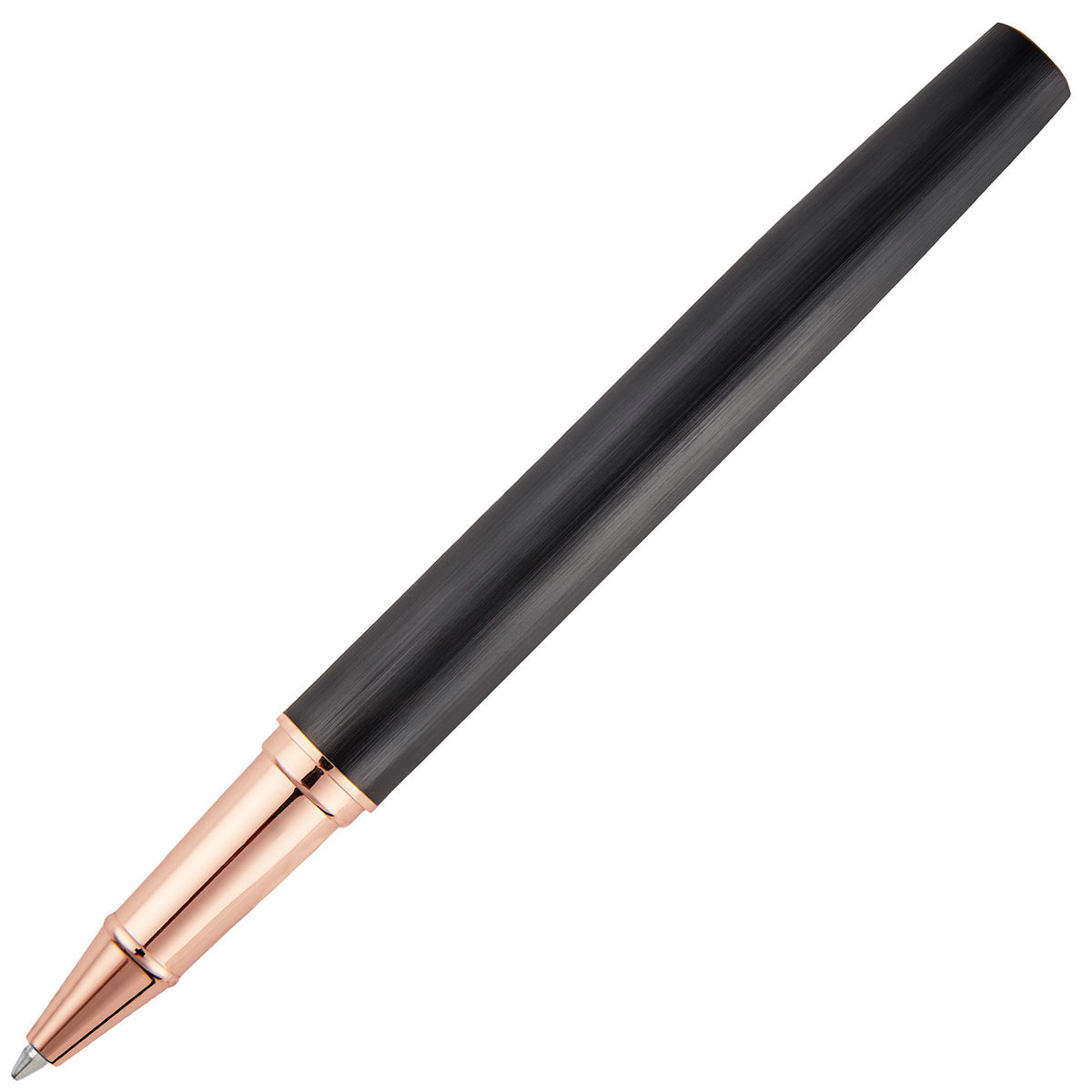 Cerruti 1881 Tintenroller Block Brushed schwarz-1