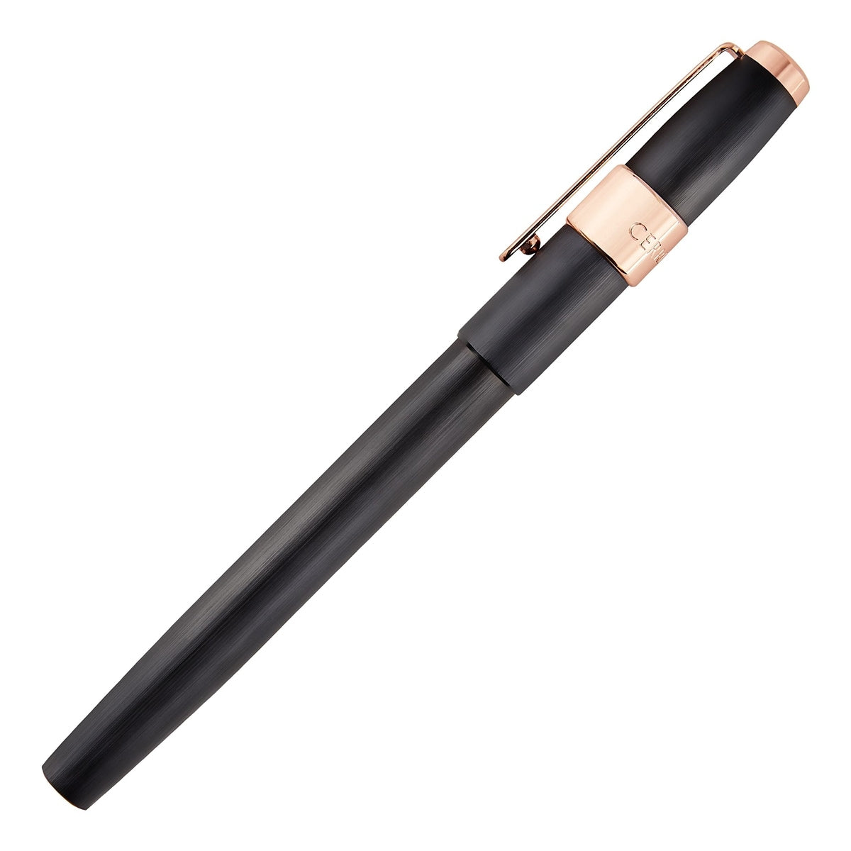 Cerruti 1881 Tintenroller Block Brushed schwarz-7