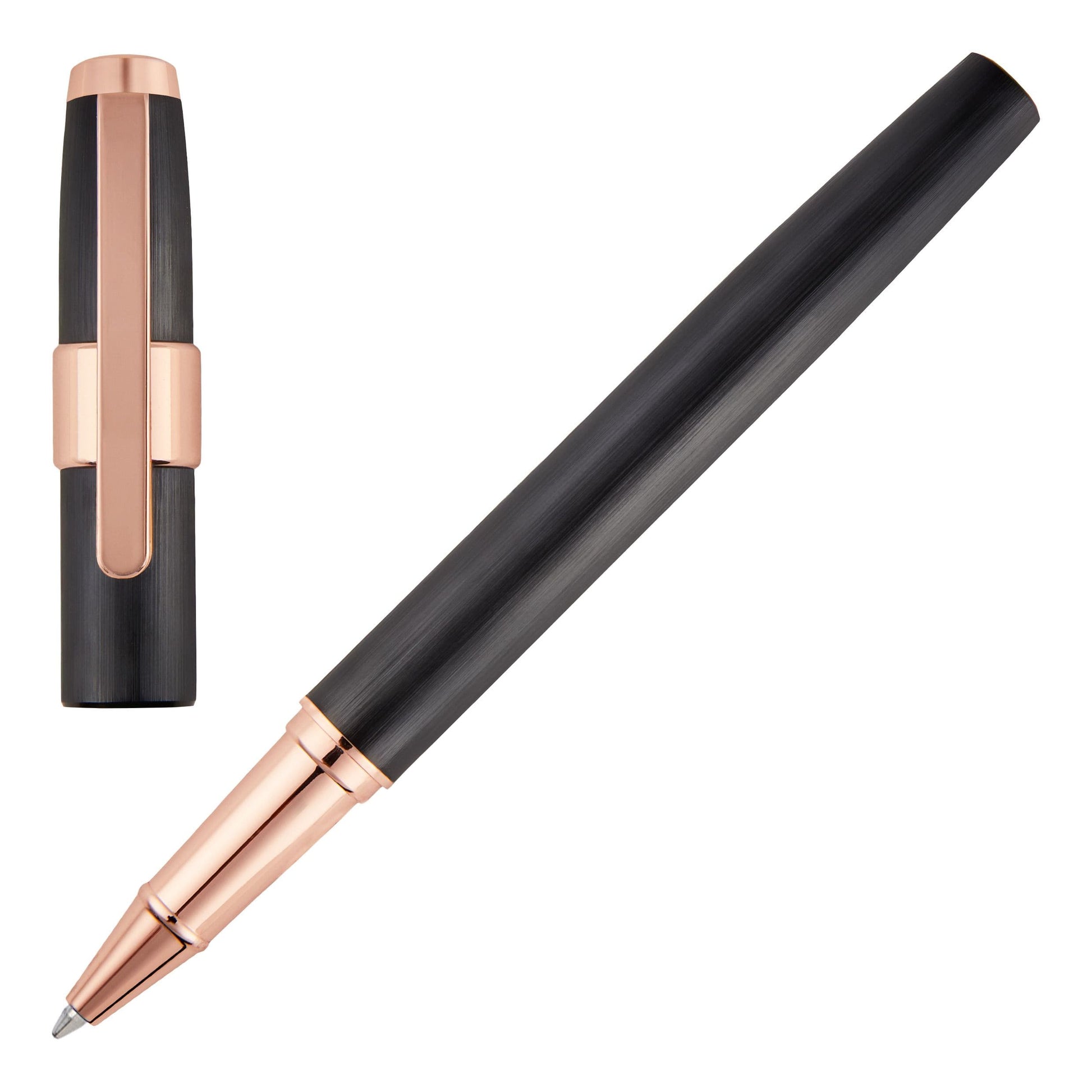 Cerruti 1881 Tintenroller Block Brushed schwarz-10