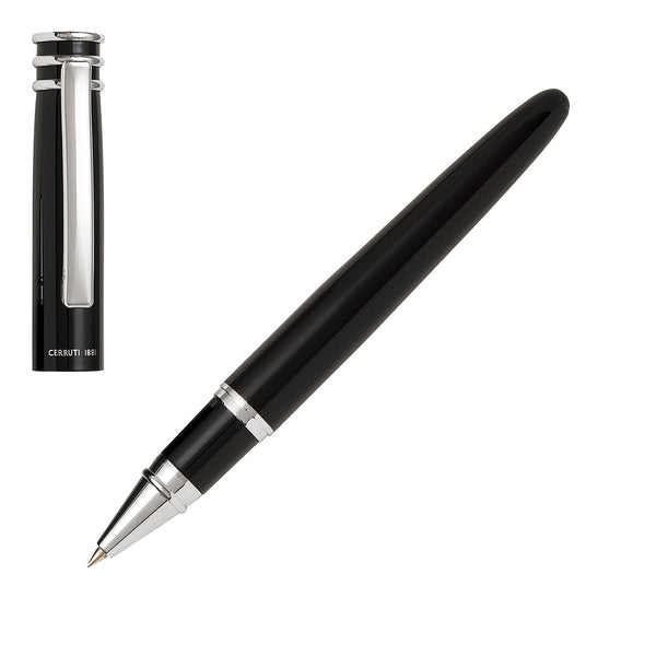 Cerruti 1881, Tintenroller Ring Top, schwarz