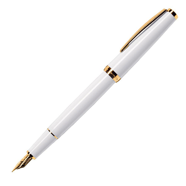 Cleo Skribent, Füller Classic Gold, weiß