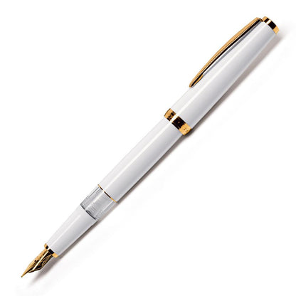 Cleo Skribent, Füller, Classic, Kolbensystem, Gold, weiß-1