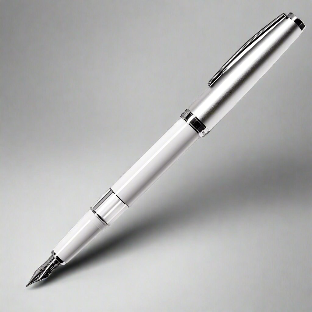 Cleo Skribent, Füller, Classic, Kolbensystem, Metall, Weiß-1
