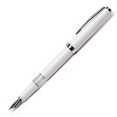 Cleo Skribent, Füller Classic Palladium, Kolbensystem, weiß