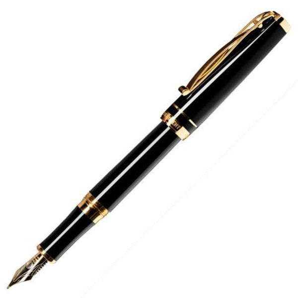 Cleo Skribent, Füller Skribent Gold, 18K Feder, schwarz