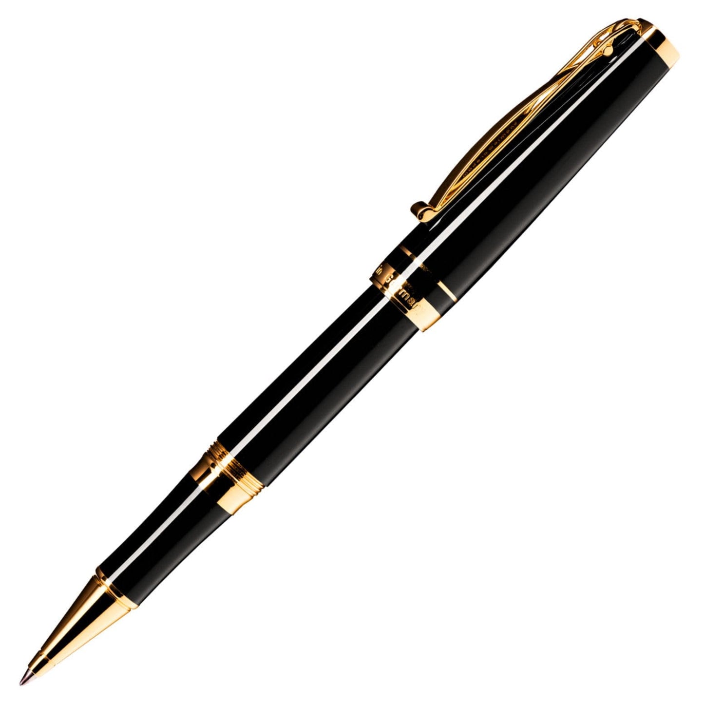 Cleo Skribent, Tintenroller, Skribent Gold, Schwarz-1