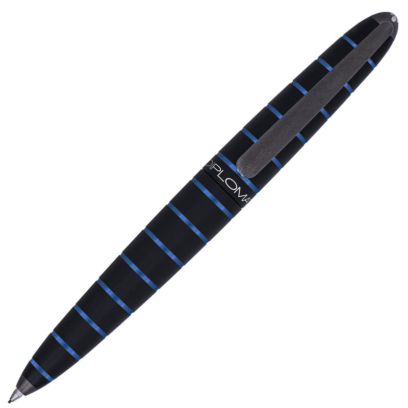 Diplomat Bleistift Elox Ring Design 0,7mm Mine Schwarz-Blau-1