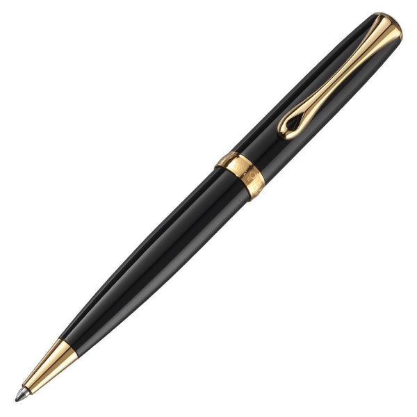 Diplomat, Kugelschreiber, Excellence A2, lack schwarz vergoldet easyFlow-1