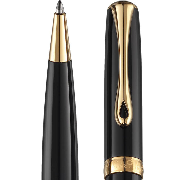 Diplomat, Kugelschreiber, Excellence A2, lack schwarz vergoldet easyFlow-2