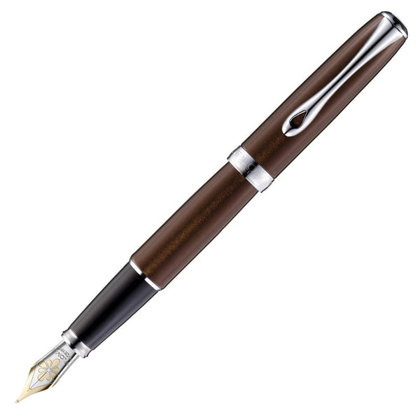 Diplomat, Excellence A2 Fountain Pen, Chrome, 14K Nib, Marrakesh