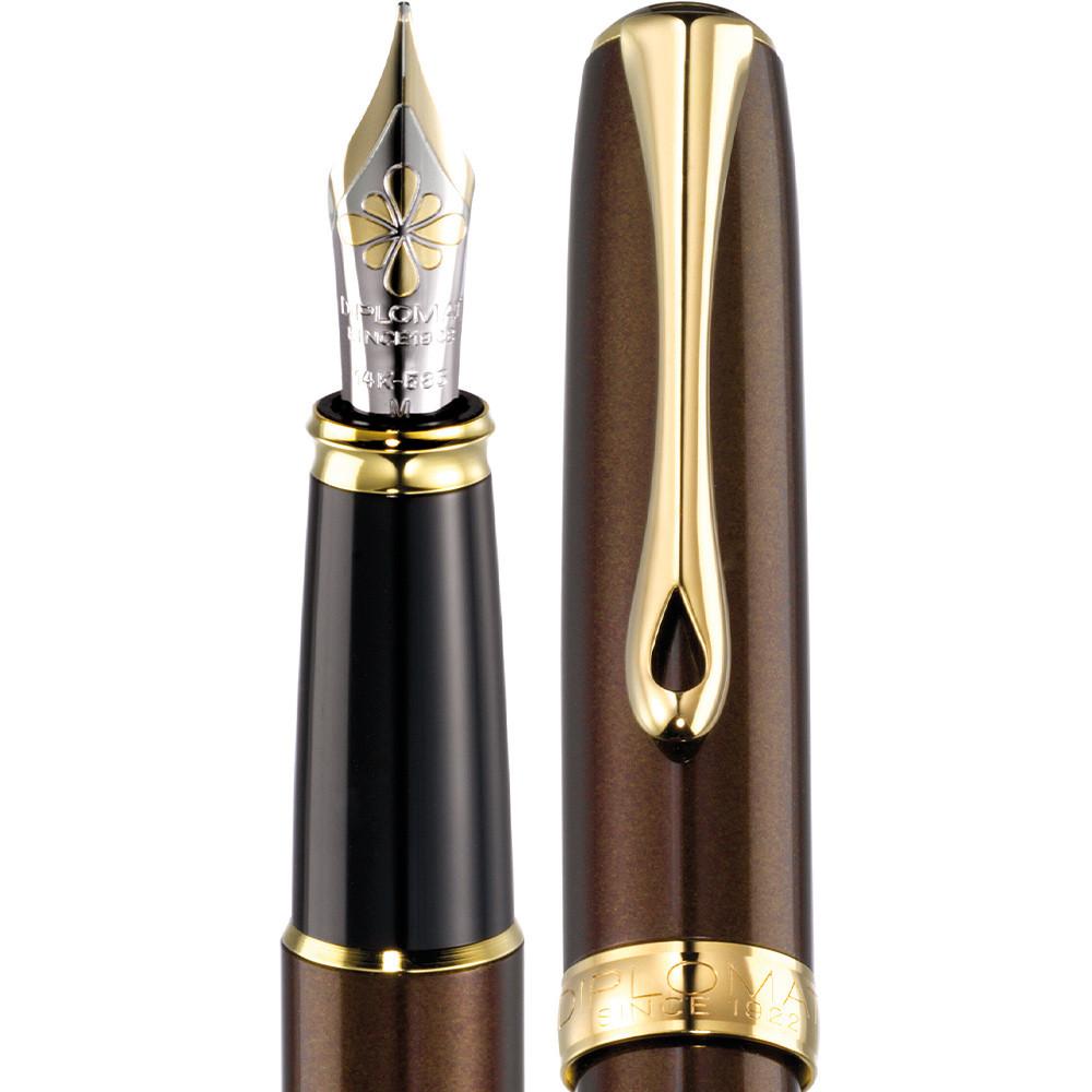 Diplomat, Füller, Excellence A2, Marrakesh vergoldet 14 kt-2