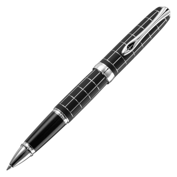 Diplomat, Tintenroller A plus, guillochiert Raute, Lapis