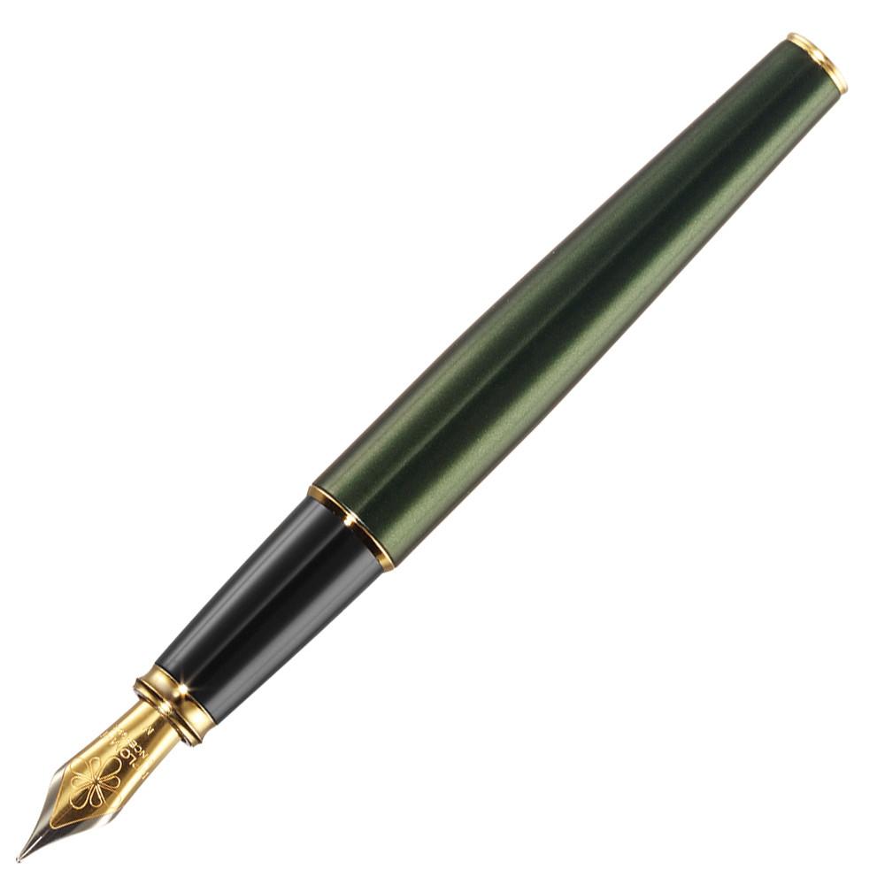 Diplomat, Füller, Excellence A2, Evergreen vergoldet-1