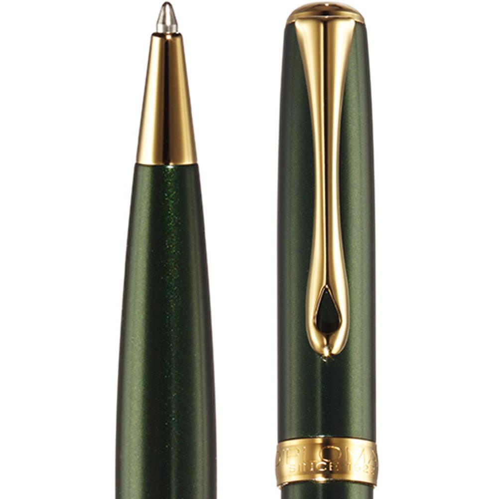 Diplomat, Kugelschreiber, Excellence A2, Evergreen vergoldet easyFlow-2