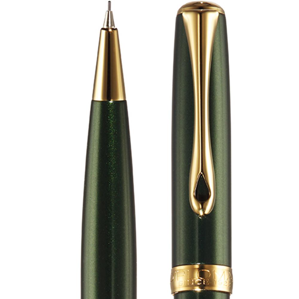 Diplomat, Bleistift, Excellence A2, Evergreen vergoldet-2