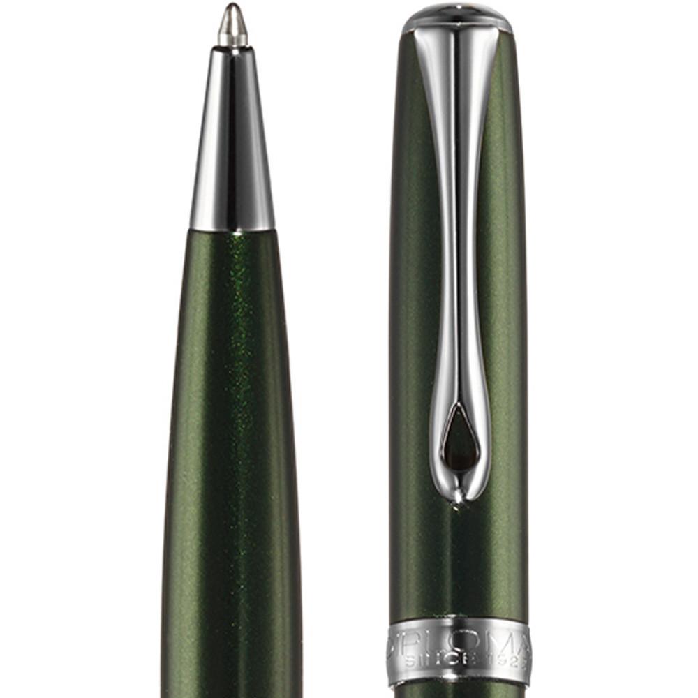 Diplomat, Kugelschreiber, Excellence A2, Evergreen chrom easyFlow-2