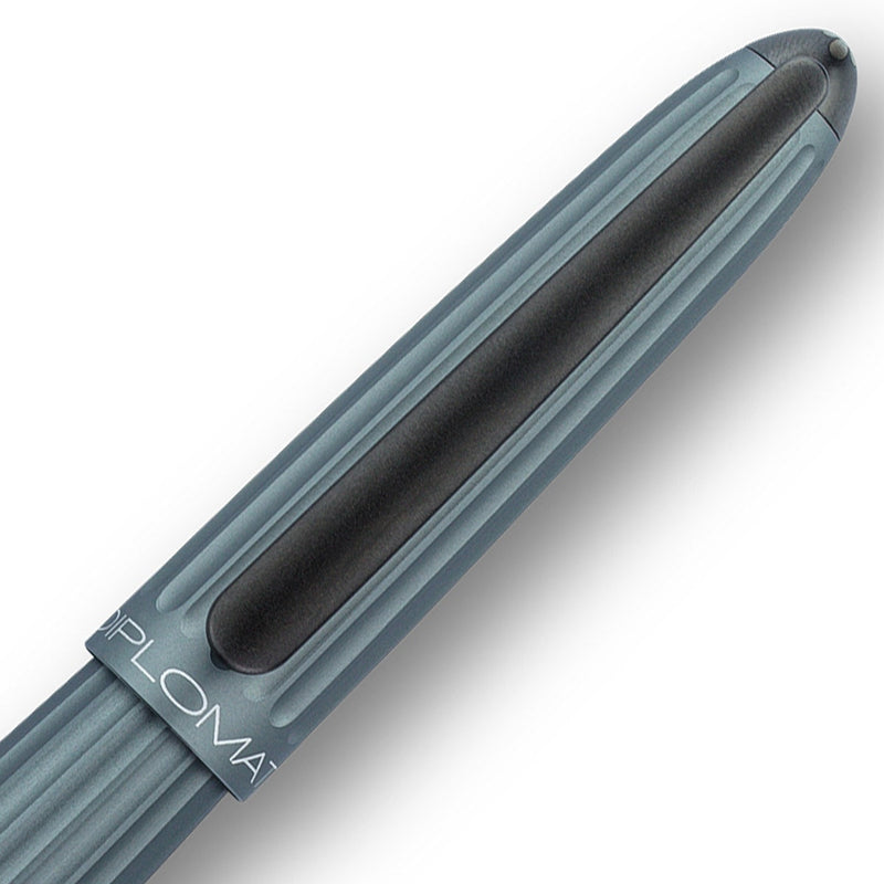 Diplomat Set Aero Füller & 1er Stifteetui & Tintenglas grau-6