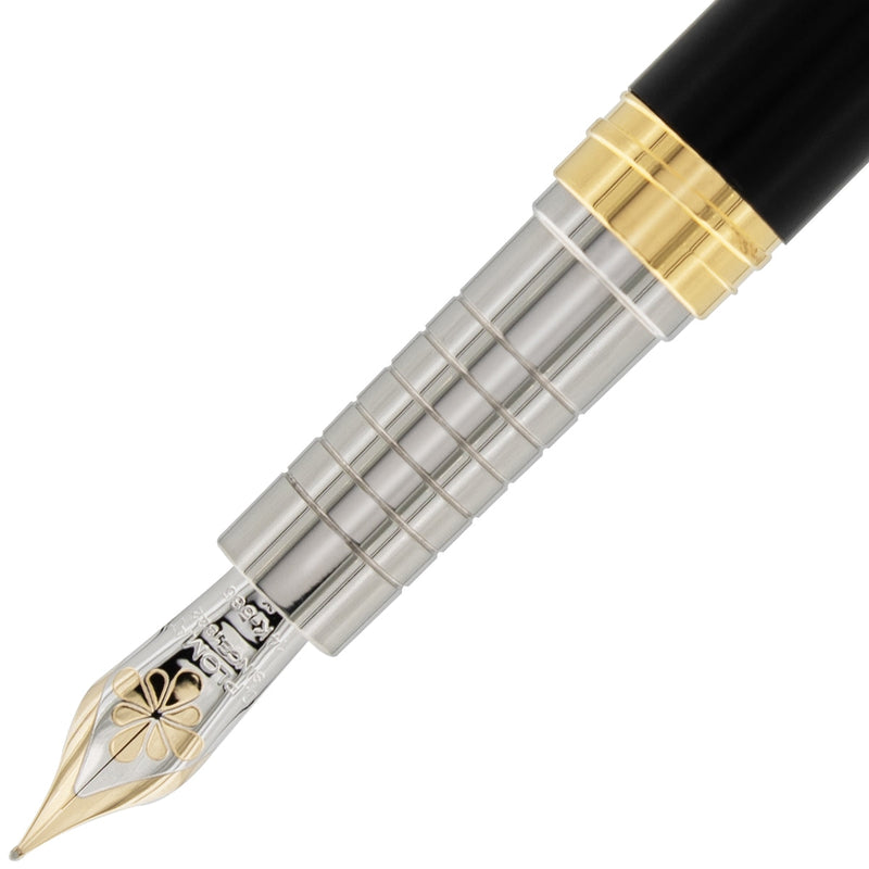 Diplomat Füller Nexus 14K Feder schwarz/gold-2