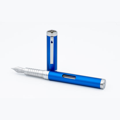 Diplomat Füller Nexus blau/chrom-5