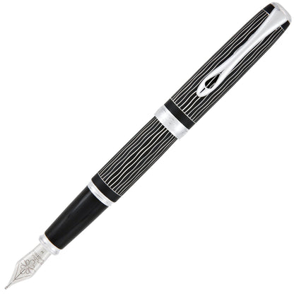 Diplomat Füller Excellence A Plus Wave Guillochiert Lapis Schwarz-1