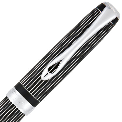Diplomat Füller Excellence A Plus Wave Guillochiert Lapis Schwarz-3