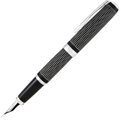 Diplomat Füller Excellence A Plus Wave Guillochiert Lapis Schwarz-4