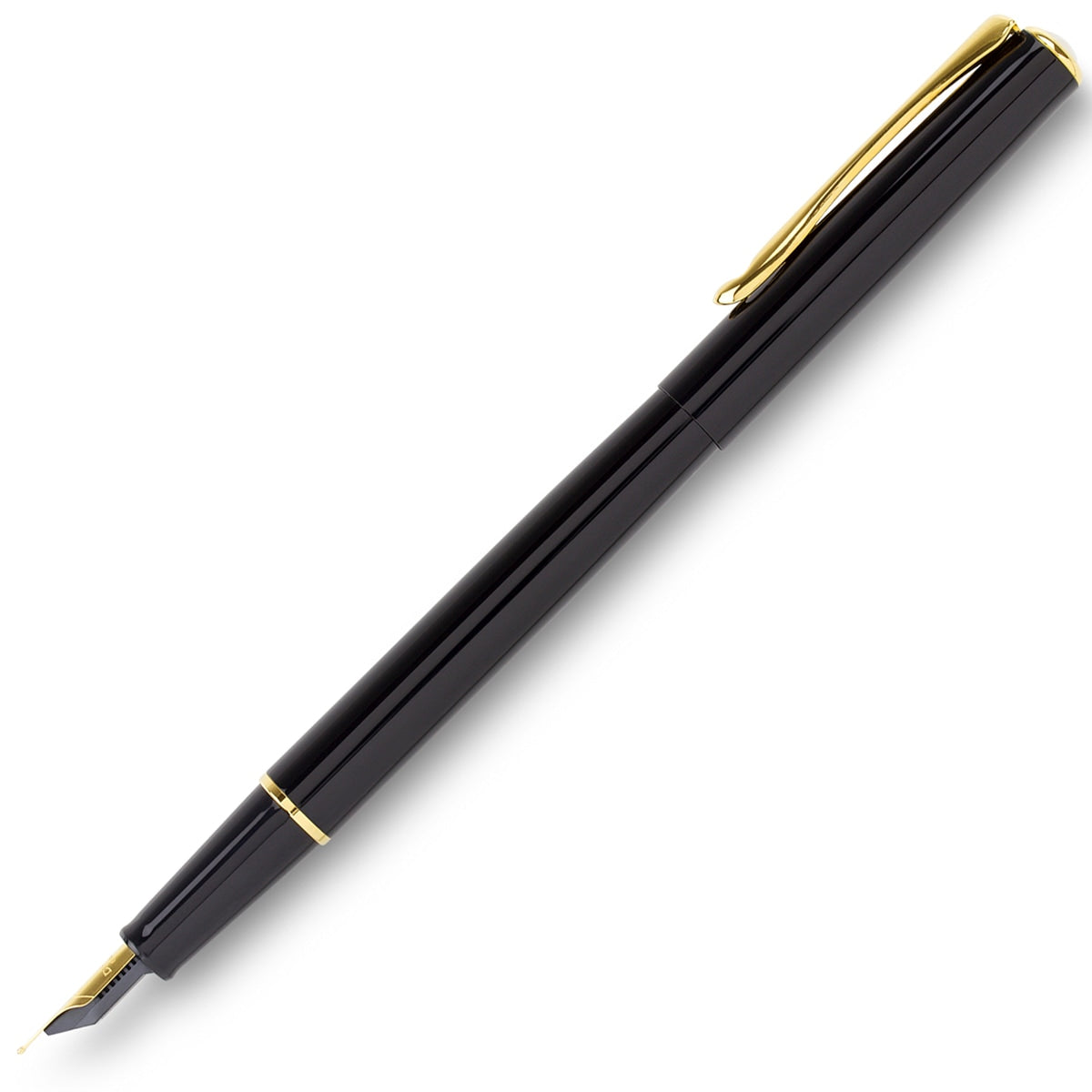 Diplomat Füller Traveller Schwarz-Gold-1