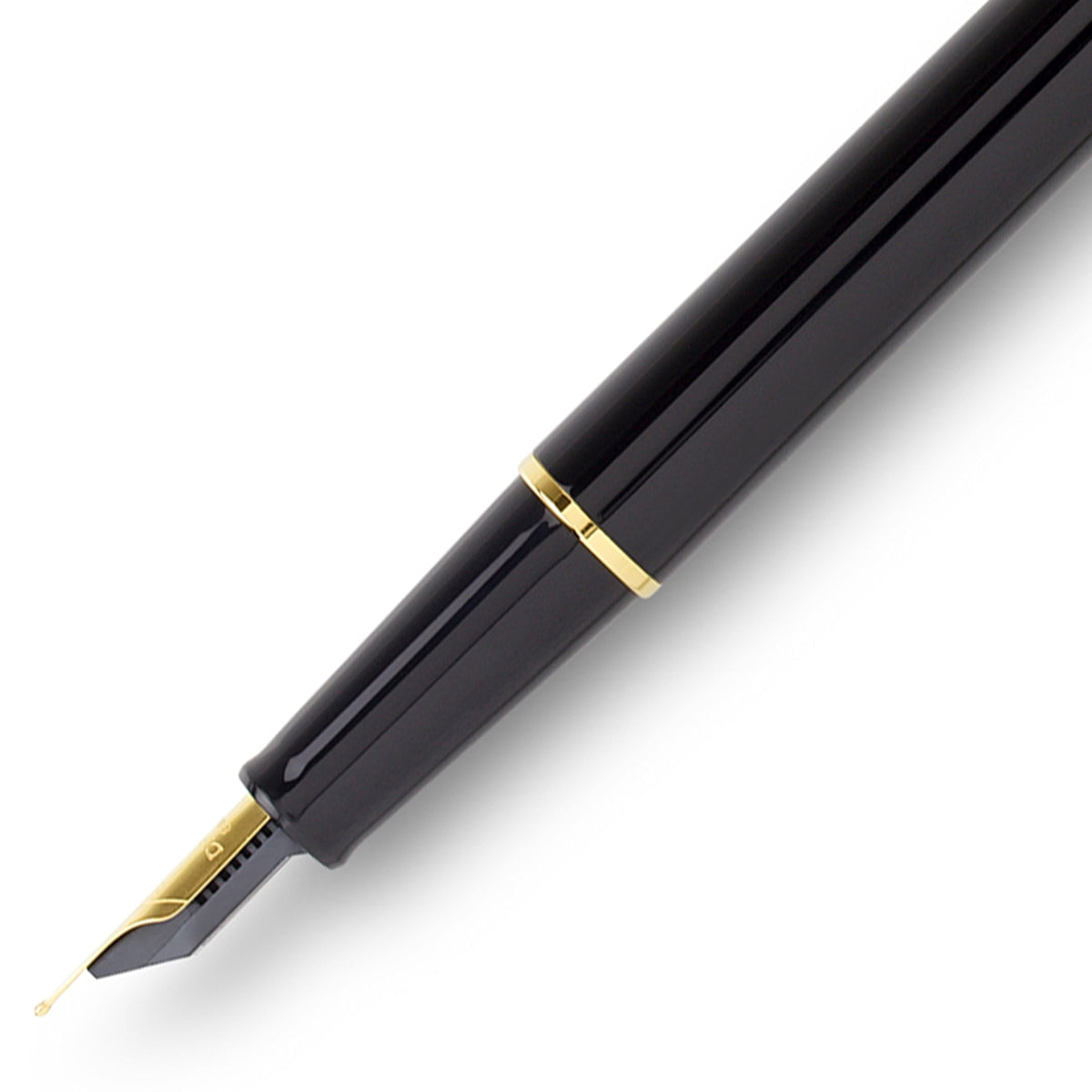 Diplomat Füller Traveller Schwarz-Gold-2