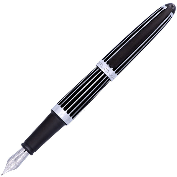 Diplomat, Füller Aero, Stripes Black