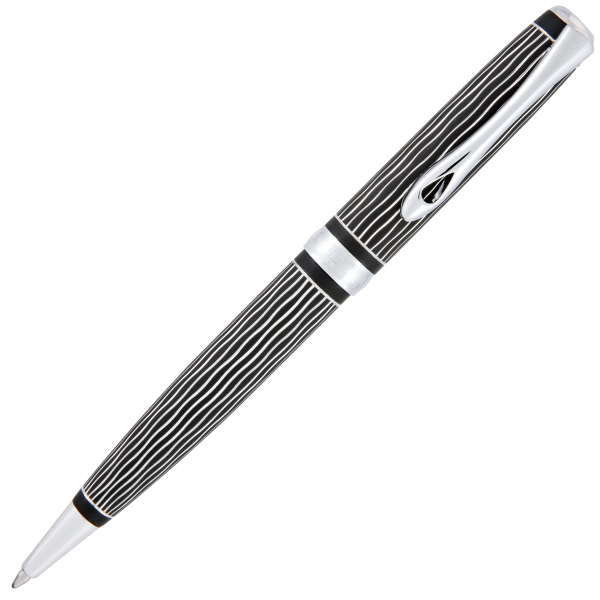 Diplomat Kugelschreiber Excellence A Plus Wave Guillochiert easyFlow Mine Lapis Schwarz-4