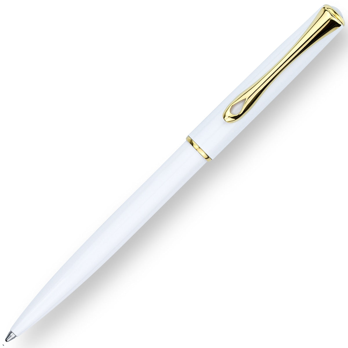 Diplomat Kugelschreiber Traveller easyFlow Mine Snowwhite Gold-1