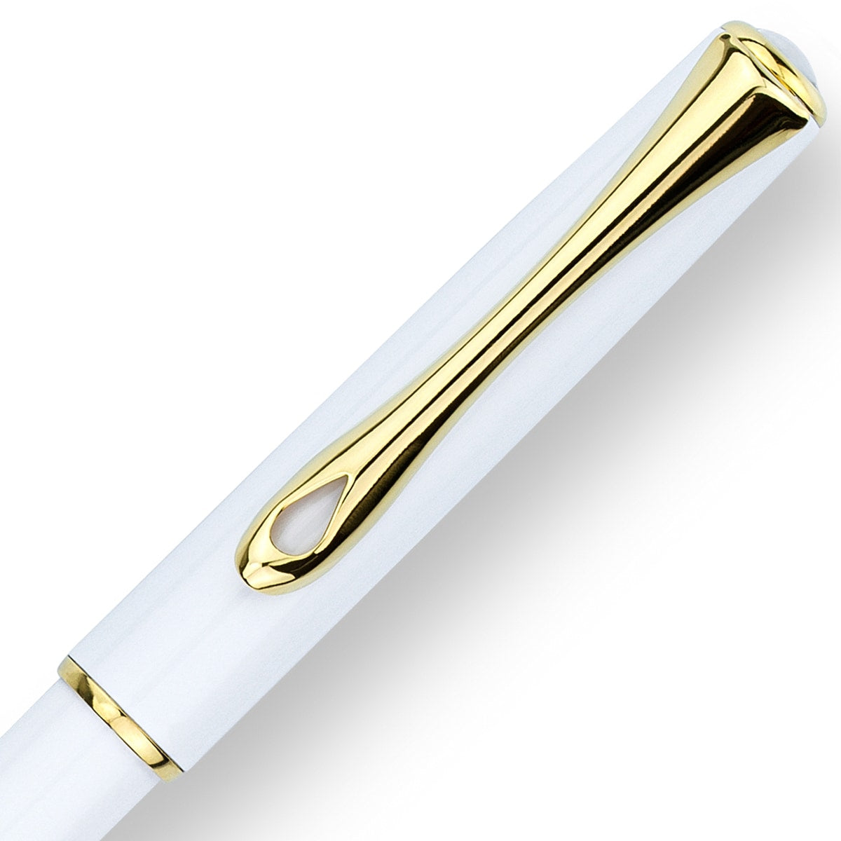 Diplomat Kugelschreiber Traveller easyFlow Mine Snowwhite Gold-3