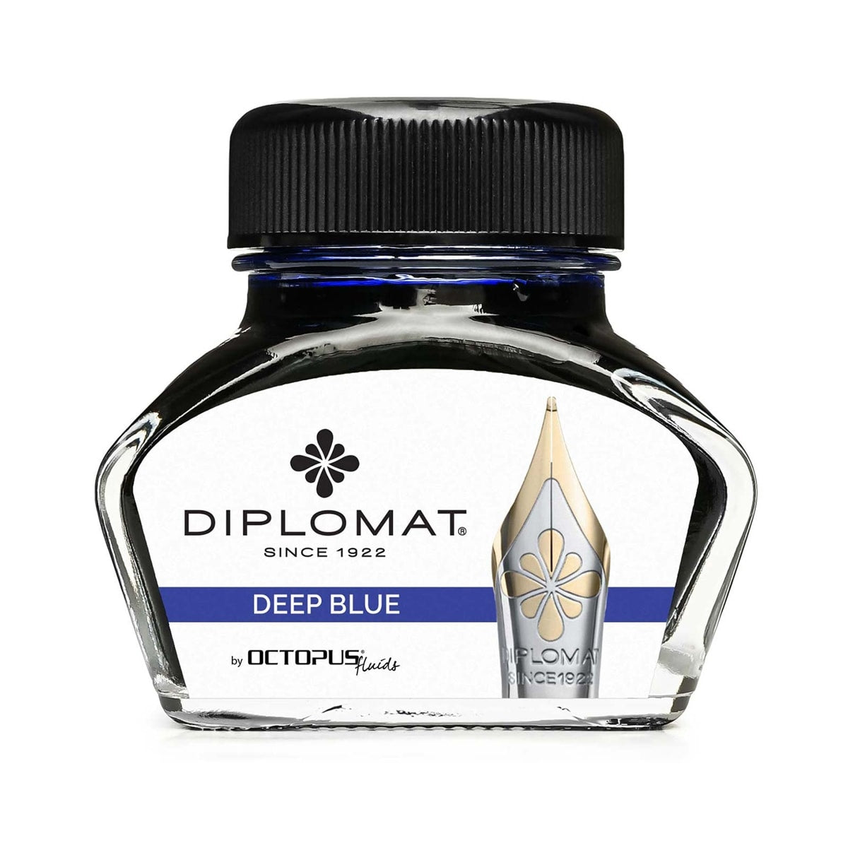 Diplomat Tintenglas Octupus Ink 30ml Ultramarinblau-1