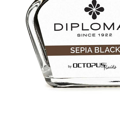 Diplomat Tintenglas Octupus Ink 30ml Sepia Schwarz-2