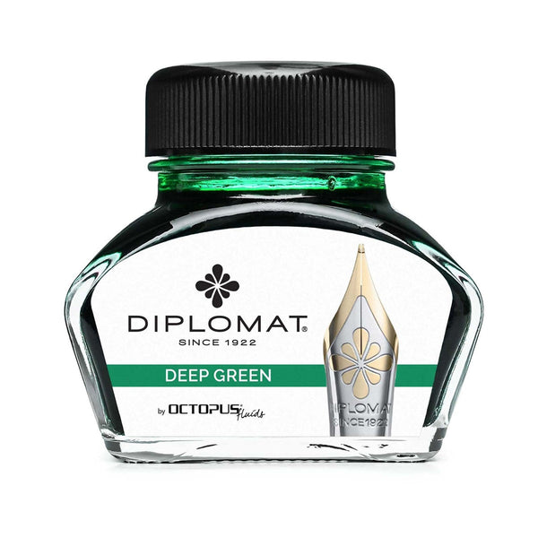 Diplomat, Tintenglas Octupus Ink, 30ml, Tiefgrün