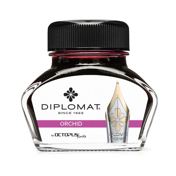 Diplomat, Tintenglas Octupus Ink, 30ml, Orchidee Rosa
