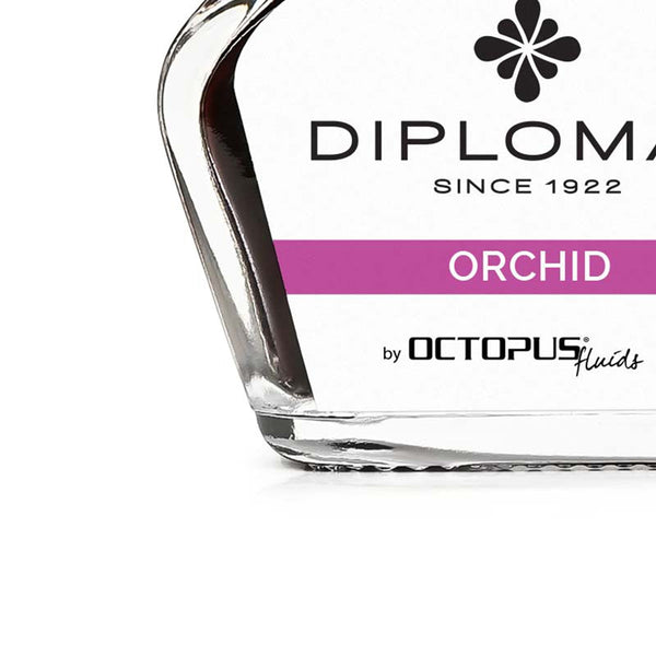 Diplomat Tintenglas Octupus Ink 30ml Orchidee Rosa-2
