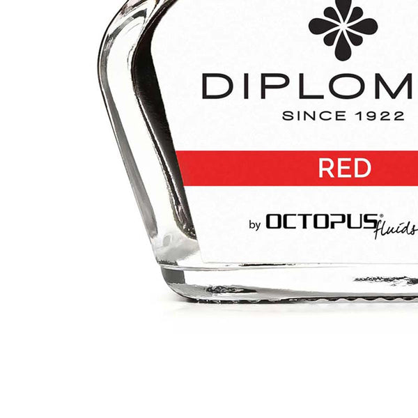 Diplomat Tintenglas Octupus Ink 30ml Rot-2