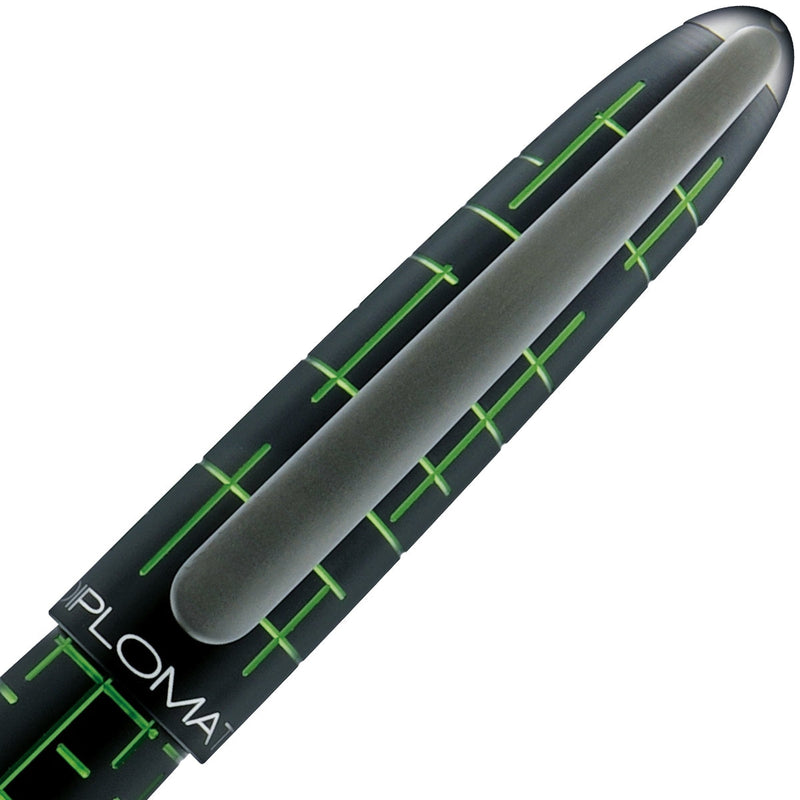 Diplomat Tintenroller Elox Matrix schwarz-grün-3