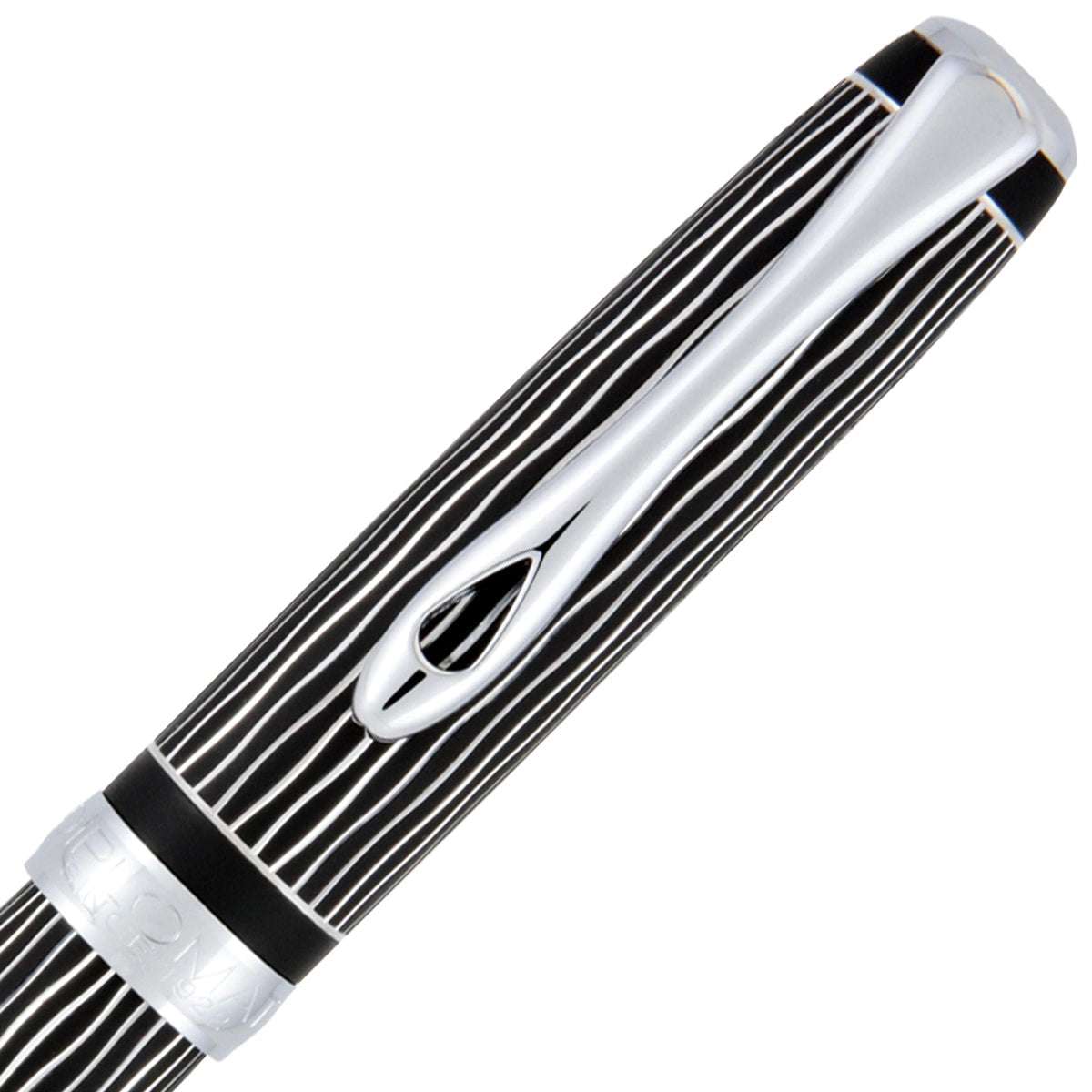 Diplomat Tintenroller Excellence A Plus Wave Guillochiert Lapis Schwarz-3