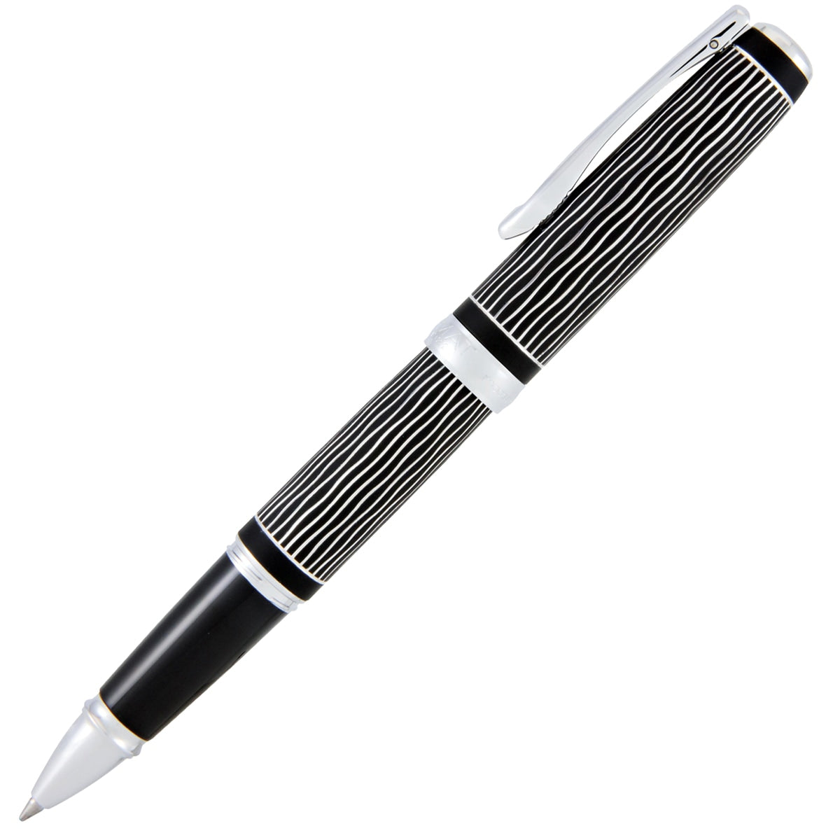 Diplomat Tintenroller Excellence A Plus Wave Guillochiert Lapis Schwarz-4