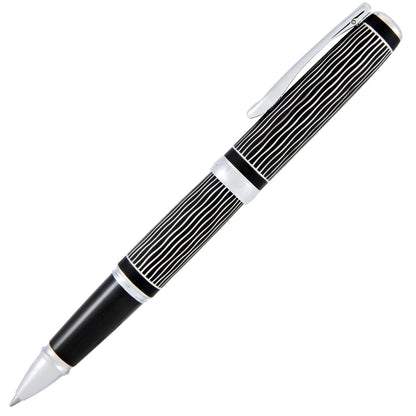 Diplomat Tintenroller Excellence A Plus Wave Guillochiert Lapis Schwarz-4