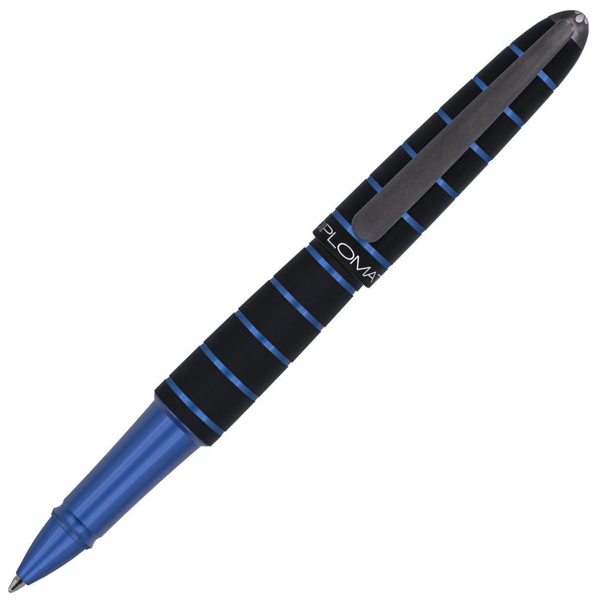 Diplomat Tintenroller Elox Schwarz-Blau-1