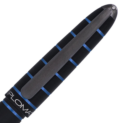 Diplomat Tintenroller Elox Schwarz-Blau-3