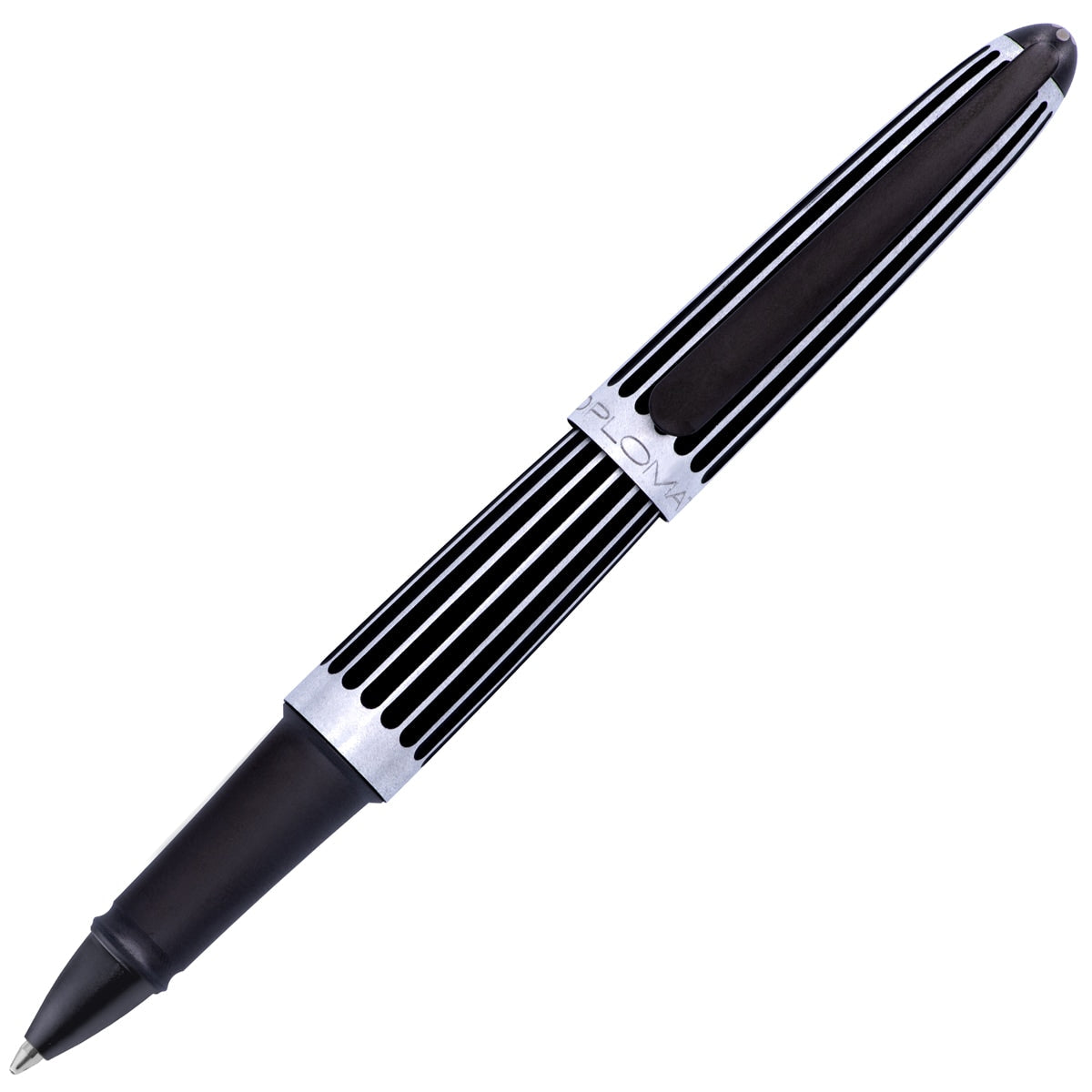 Diplomat Tintenroller Aero Stripes Black-1
