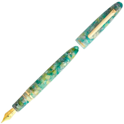 Esterbrook, Füller, Estie, Gold Trim, Sea Glass-1