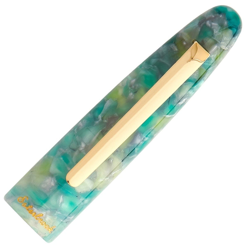 Esterbrook, Füller, Estie, Gold Trim, Sea Glass-3