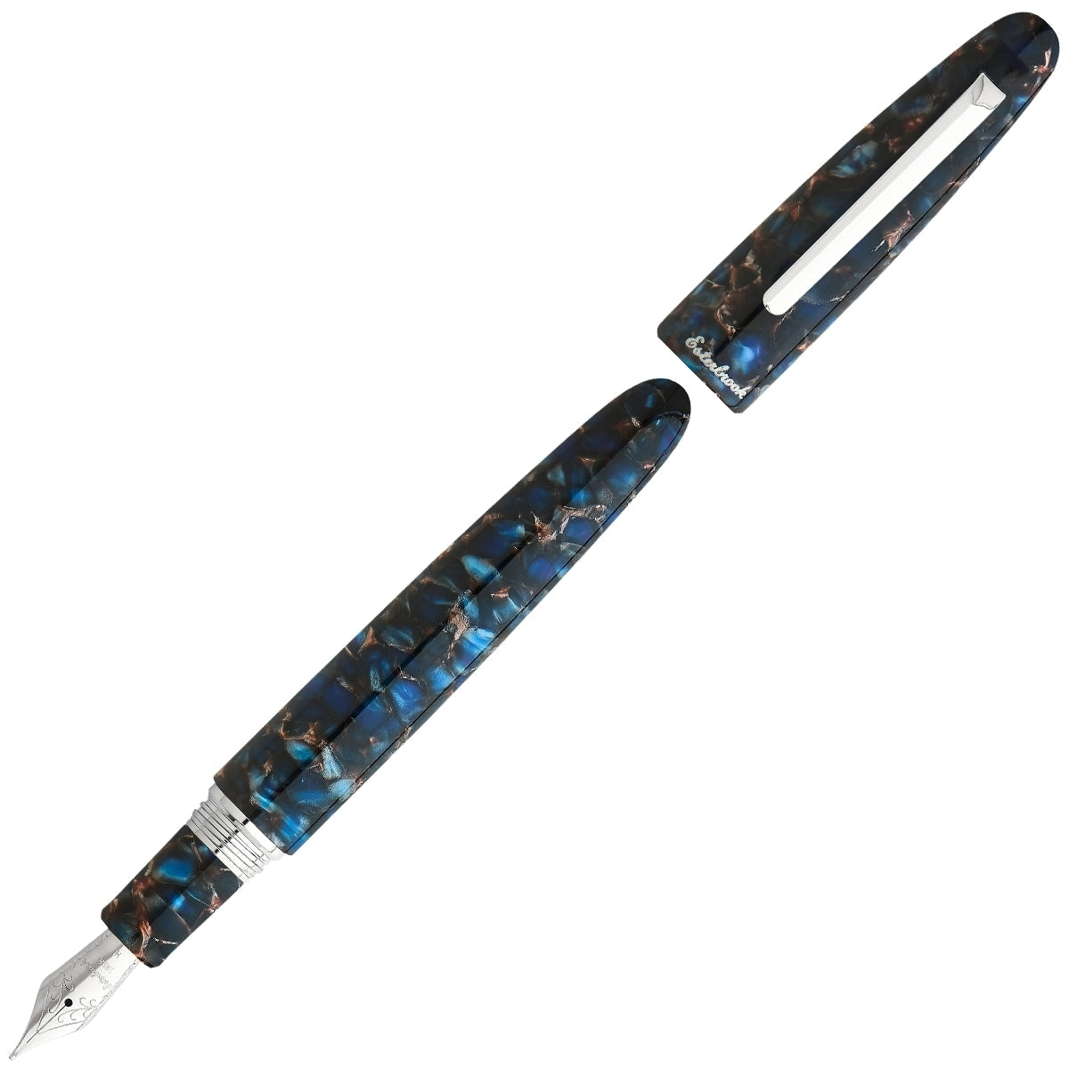 Esterbrook Füller Estie Palladium Oversize Nouveau Blue-1