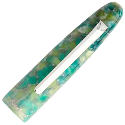 Esterbrook, Füller, Estie, Silber Trim, Sea Glass-3