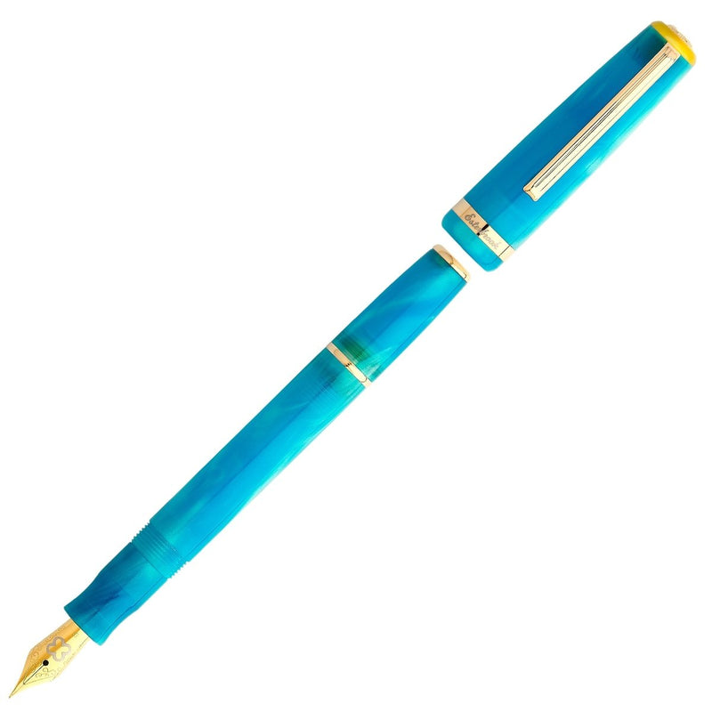 Esterbrook, Füller, JR Pocket Pen, Gold Trim, Blue Breeze-1